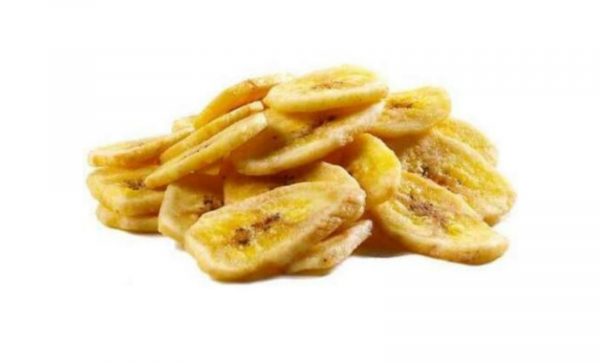 CHIPS DE BANANO DULCE CAJA DE 6- 8 KG